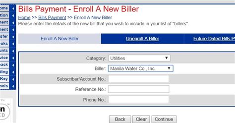 manila water online bill inquiry|How to Pay Bills on Manila Water Online Website.